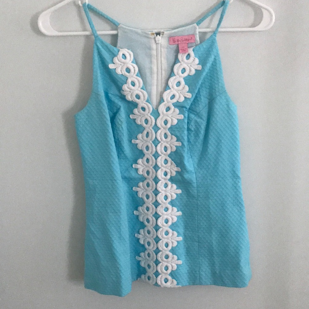 women’s lilly Pulitzer tank top size 00